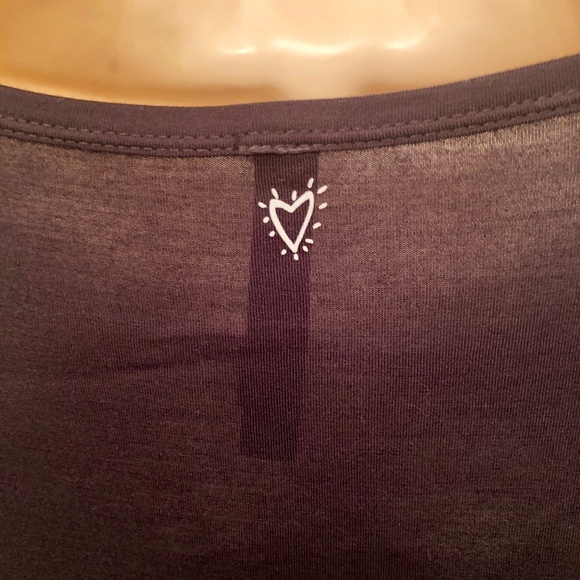 NWT Betsey Johnson Performance Black Tee Shirt - Picture 5 of 8